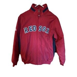 Woman’s L Majestic Boston Red Sox Therma Base Dugout Jacket MLB  Fleece Lined